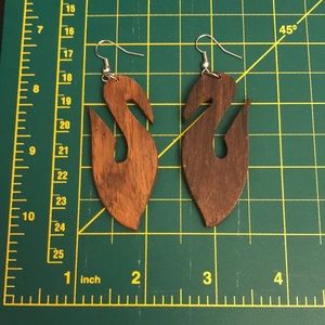 Wooden earrings